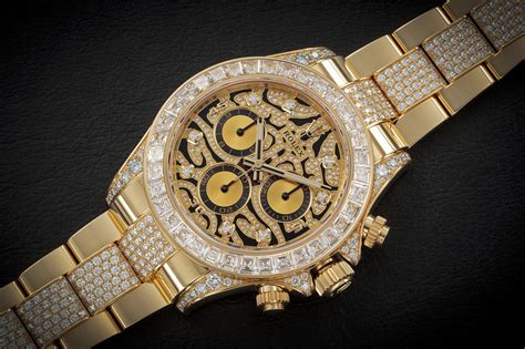 rolex gold and diamond set.